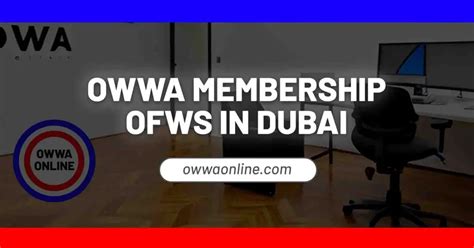 owwa dubai|owwa dubai appointment.